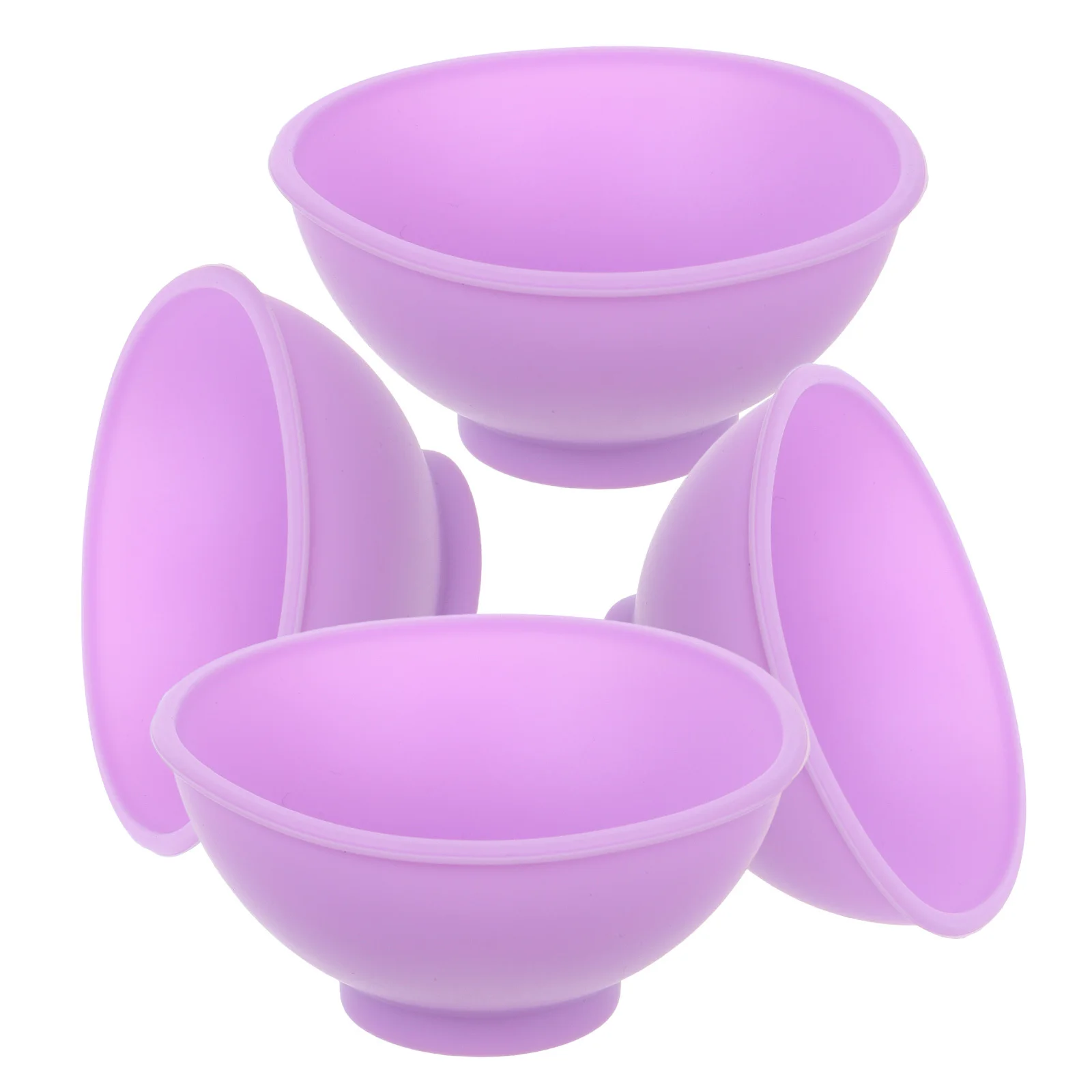 4 قطعة أطباق سيليكون صغيرة متعددة الاستخدامات لتقوم بها بنفسك قناع الوجه خلط الحاويات غير لاصقة حاويات غسالة الصحون حامل قناع ذاتي الصنع #2