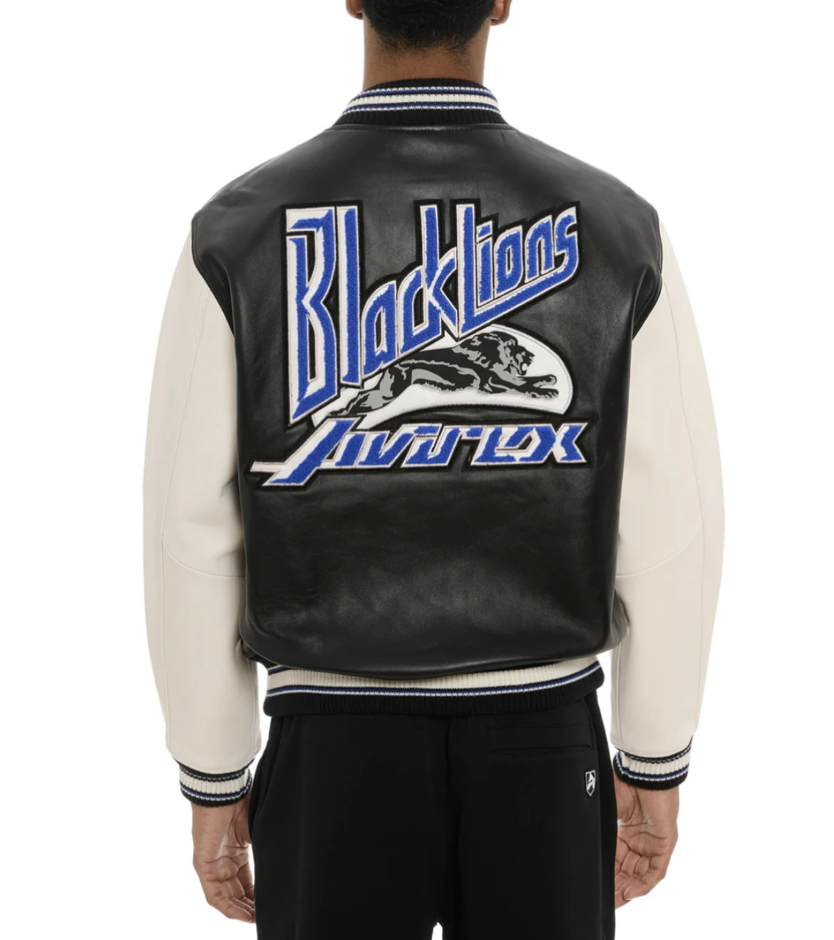 AVIREX New Men's 100% French Lambskin Jacket Authentic US Size Original Iconic Standing Collar Ribbed Hem Genuine Leather Jacket - Image 6