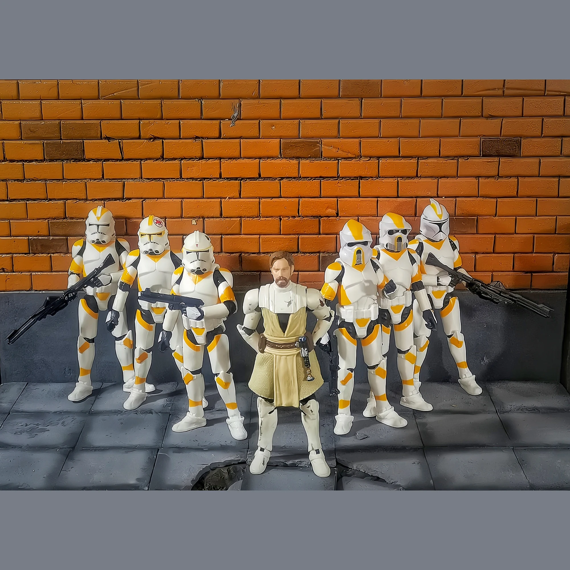 Star Wars 3.75 Inch  Clone Trooper 1/18   212th Cody OBI-WAN BOIL ARF  P1 P2 Action Figure Toys Model Loose