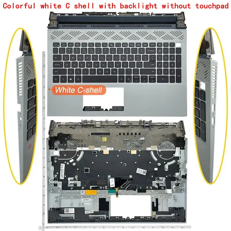 Nowa amerykańska klawiatura RGB z czerwonym podświetleniem do laptopów Dell G15 Ryzen Edition 5530 5515 5520 5510 5511 5521 0R2GPD 0THG34 0DKDXH — zdjęcie produktu 2