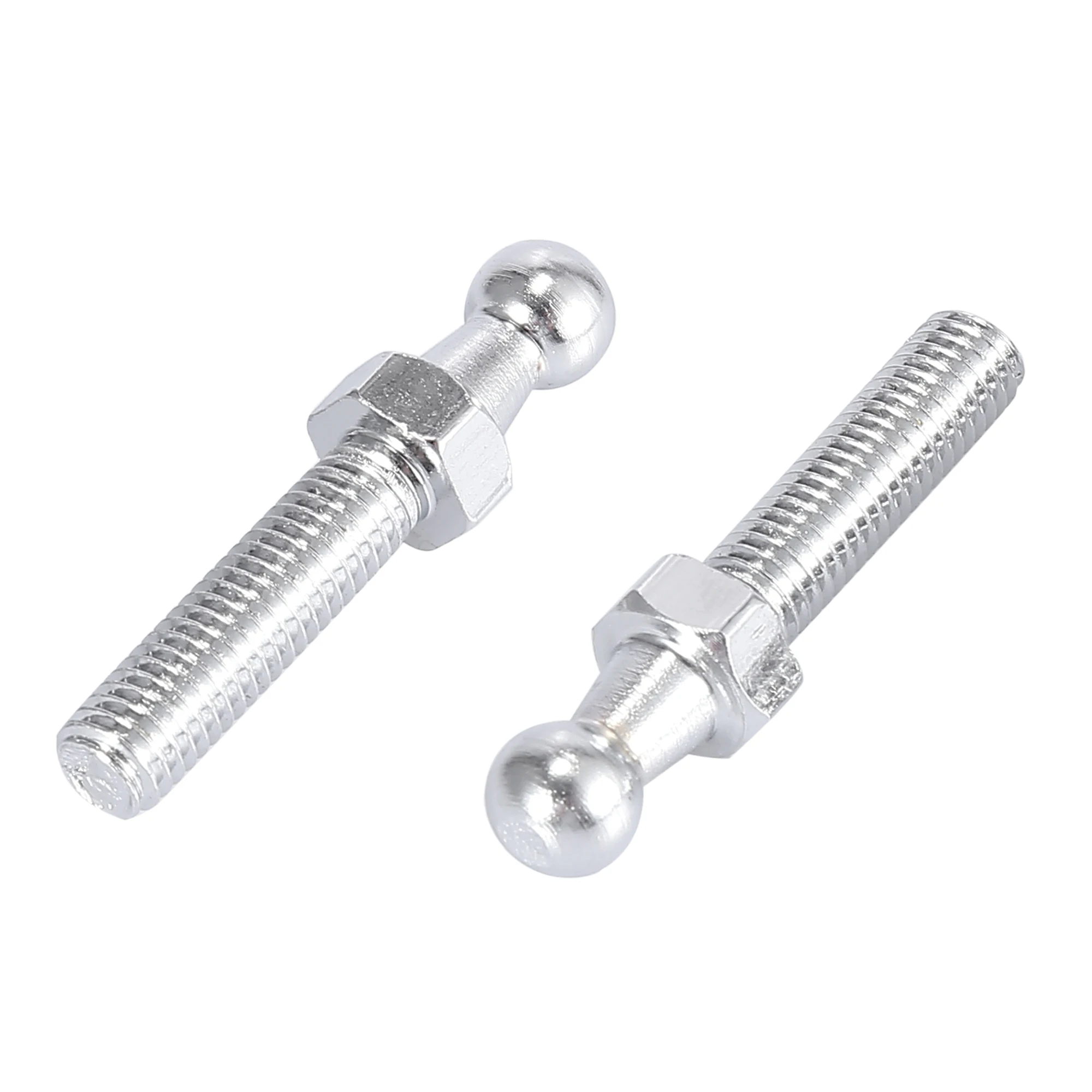 X Autohaux 2 Set 10mm M8x30mm Car Gas Strut Ball Studs Kit Silver Tone for Gas Strut Shocks