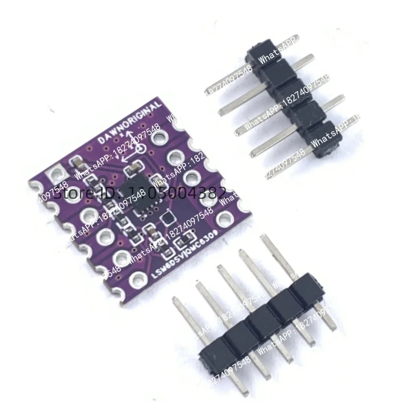 LSM6DSV Nine-Axis Sensor Module Gyroscope and Accelerometer LSM6DSV + QMC6309 FOR SPI/IIC Smol Slime