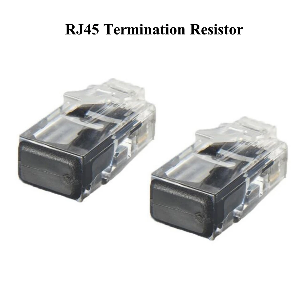 

5 шт. RJ45 DMX термиционный резистор с разъемом RJ45 120 Ом, линейный терминатор Modbus для конца RS485, привод датчика ПЛК