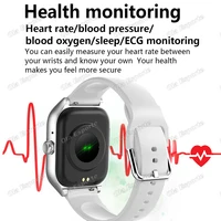 Montre connectée pour hommes, écran AMOLED 2,01'', étanche, modes sportifs multiples, fitness, appels Bluetooth HD, bracelet intelligent pour hommes et femmes Ht30 4