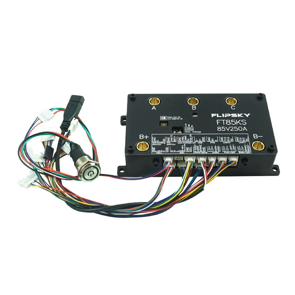 Flipsky single drive FT85KS interruttore integrato ESC 20S400A controller per skateboard elettrico
