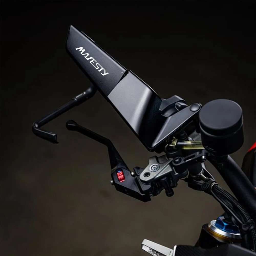 For Yamaha Majesty 125 250 400 Majesty400 Motorcycle Wind Wing Rearview Mirror Rotatable Aluminum Alloy Side Mirrors - view 6