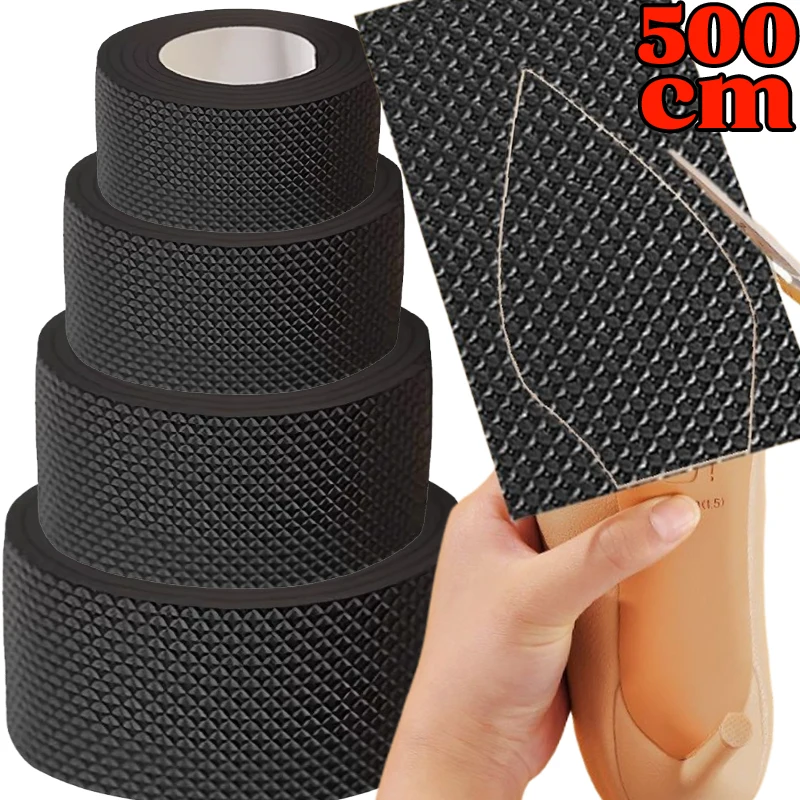 Elastic Sole Anti Slip Sticker Portable Self Adhesive Patch Sneakers Bottom Wear Resistant Stickers Extend Shoes Lifespan Paster image 2