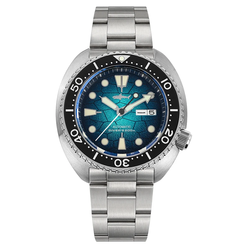 Heimdallr 6105 Dive Watch NH36 Automatic Mechanical Watch Sapphire Crystal Ceramic Bezel Super C3 Luminous 200m 6105 Men Watch