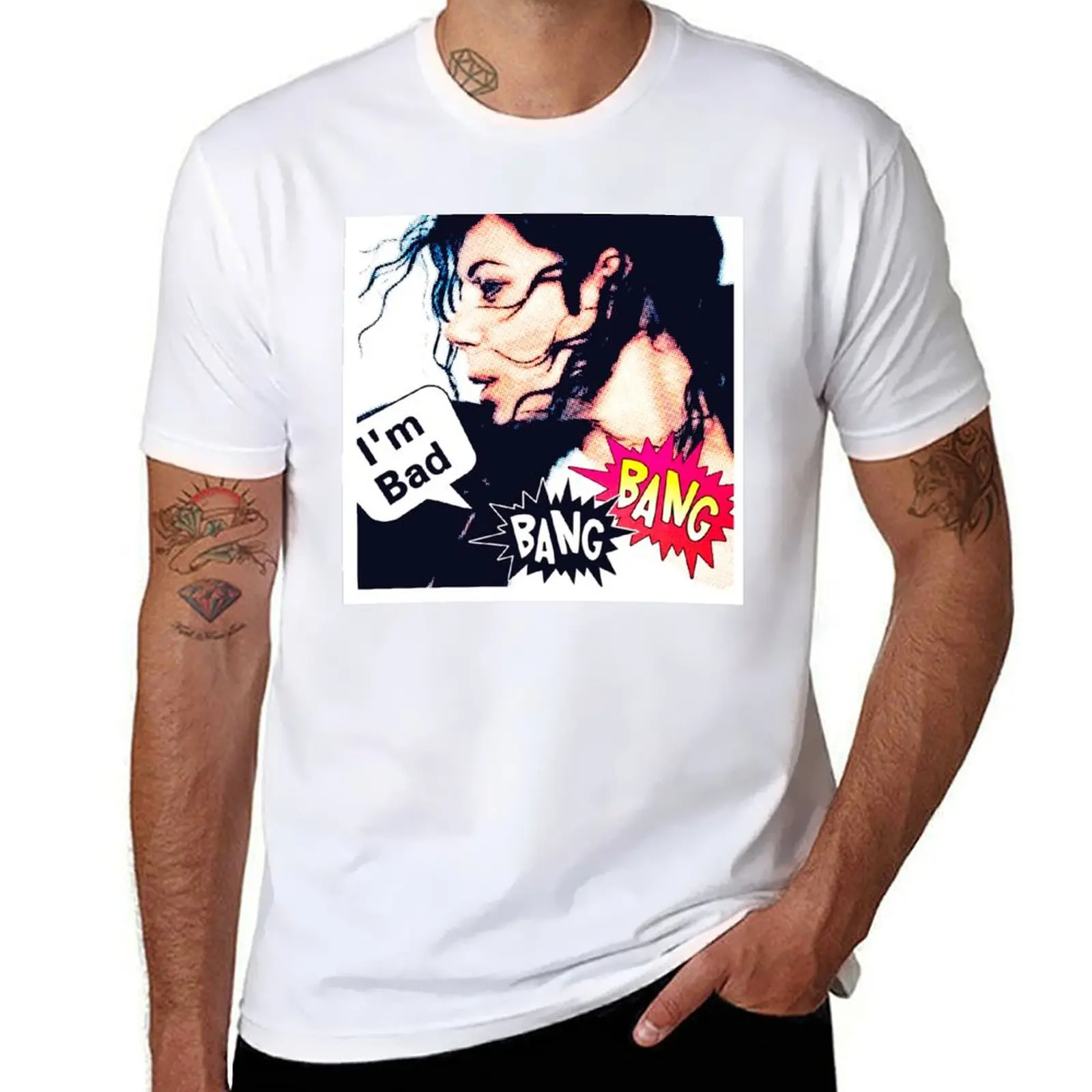 

Christopher Gaspar As MJ T-Shirt printed t shirts for man man t shirt cotton high quality T-Shirt