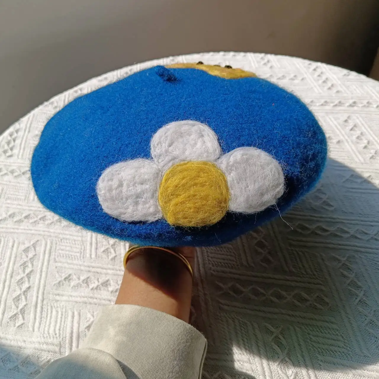 2023 New Handmade Wool Felt Berets Autumn and Winter Fashion Cute Female Painter Berets peaky blinders gorros - view 5