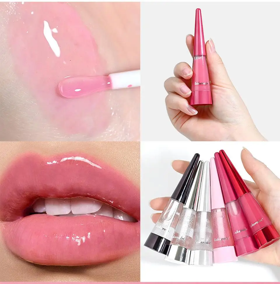 

Lip Plumper Gloss For Fuller Lips Korean Lip Gloss Non-Sticky Texture Reedle Shot Lip Care Perfect Gift Idea