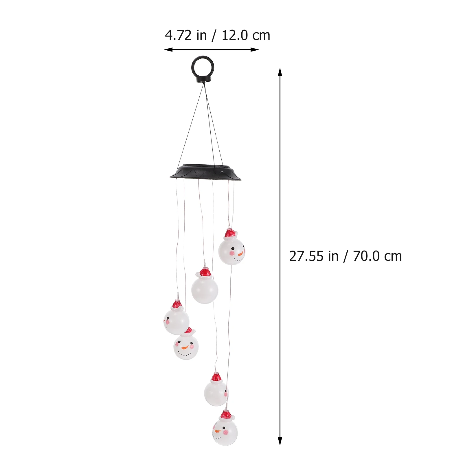 

Christmas Snowman Lights Xmas Outdoor LED Decoration Solar Lamp Garden Decorations Wind Chime