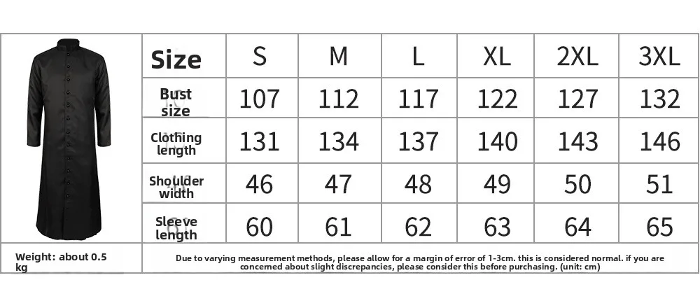 Democracy Clothing New Arrivals 2025 Spring/Fall Men's Wear 6-Color Robe Cosplay Costume In Stock