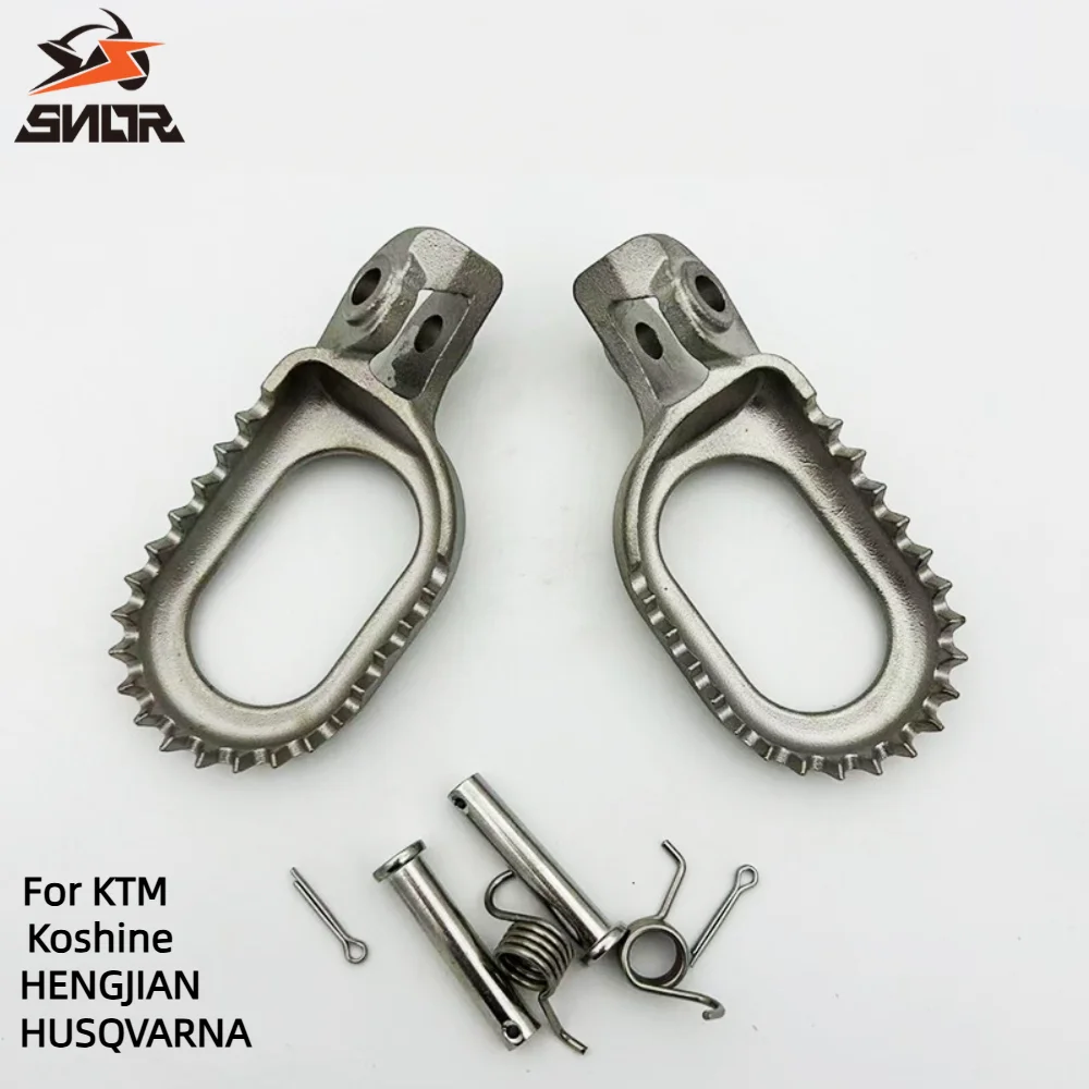 

SNOR 24-25 мотоциклетные подножки из титанового сплава, передняя подставка для ног, подножки для KTM HENGJIAN Z300 HUSQVARNA Koshine 320 GASGAS