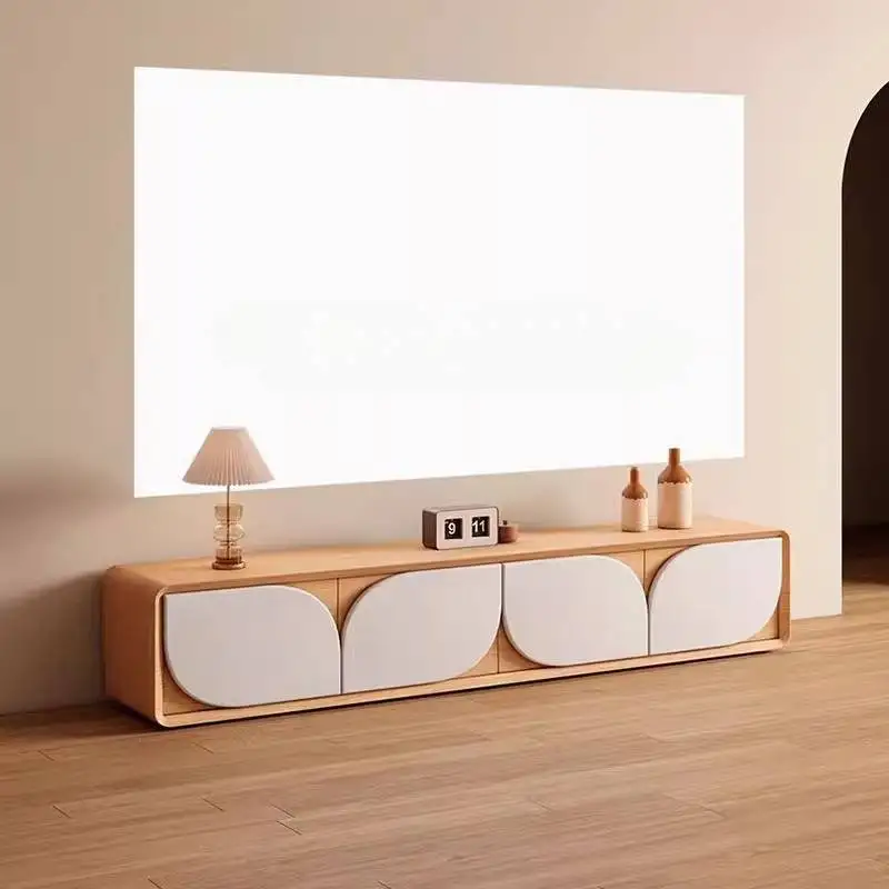 خزانة تلفزيون سوداء للتخزين أدراج عصرية إخفاء مصمم خزانة تلفزيون إسكندنافية شقق فاخرة أثاث Fernseher Tisch للمنزل #4