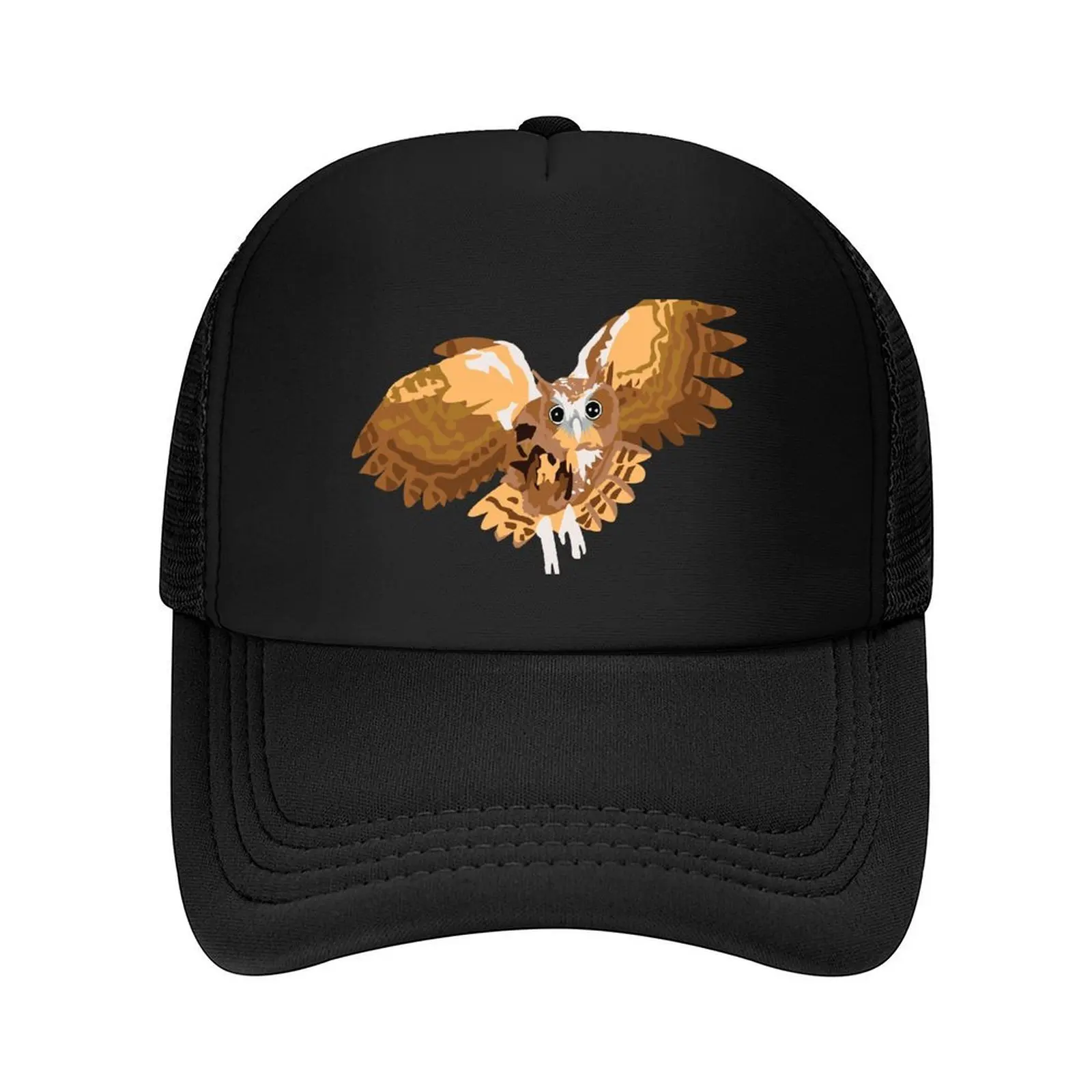 

Owl Screech Owl Birds Owls Flying Owl Baseball Cap Ball Cap Hip Hop cute Luxury Hat Women's Golf Wear Men's