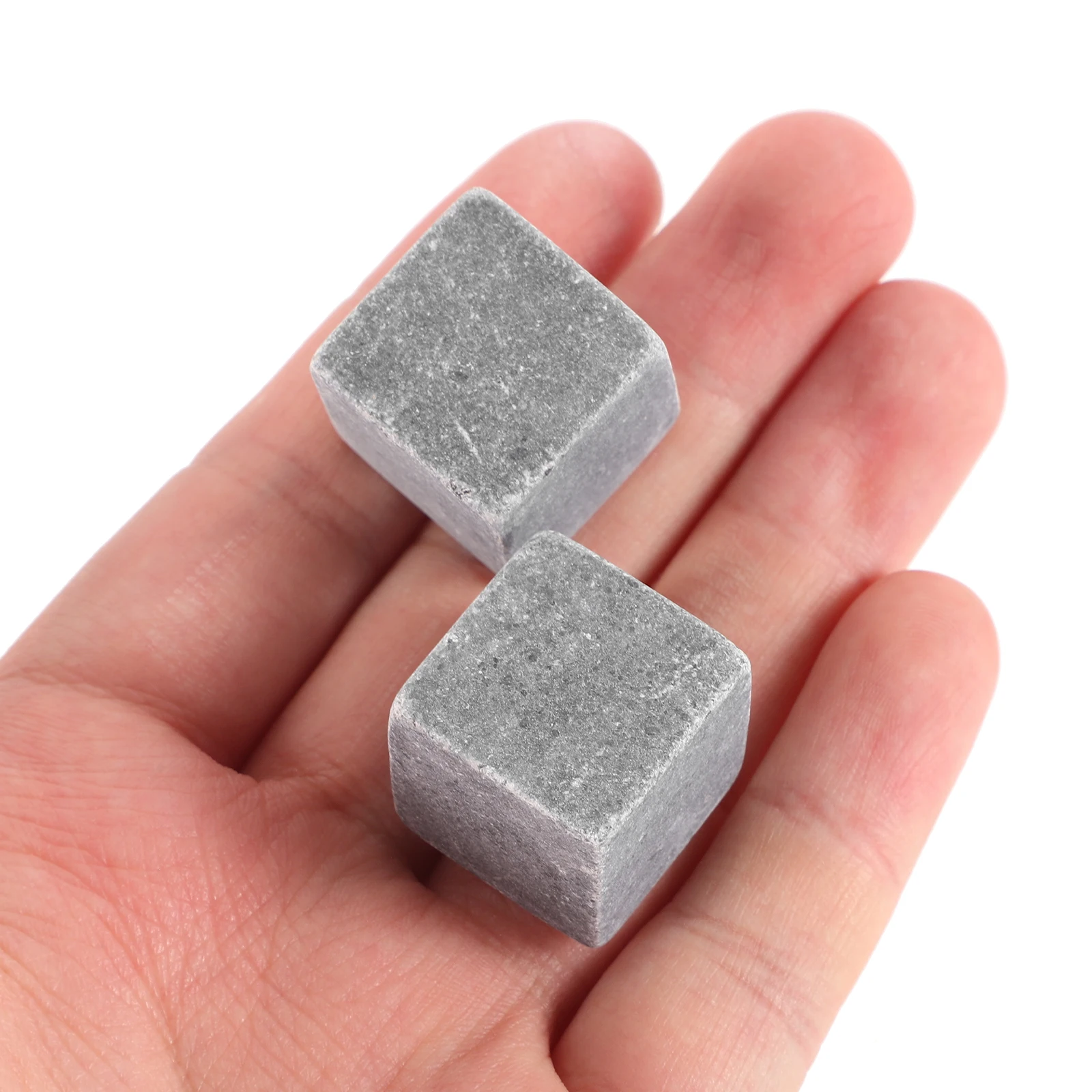 

12 Pcs Whiskey Stone Ice Cubes Reusable Chilling Stones for Drinks Tart Beverage Cooling Marble Freezer