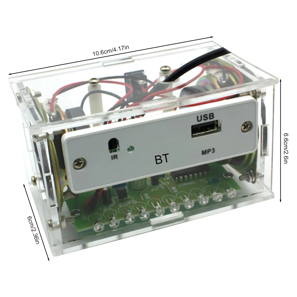 DIY BT スピーカー組み立て電子溶接キット DIY 電子キット 子供、ティーン、大人向けの電子サウンドアンプ