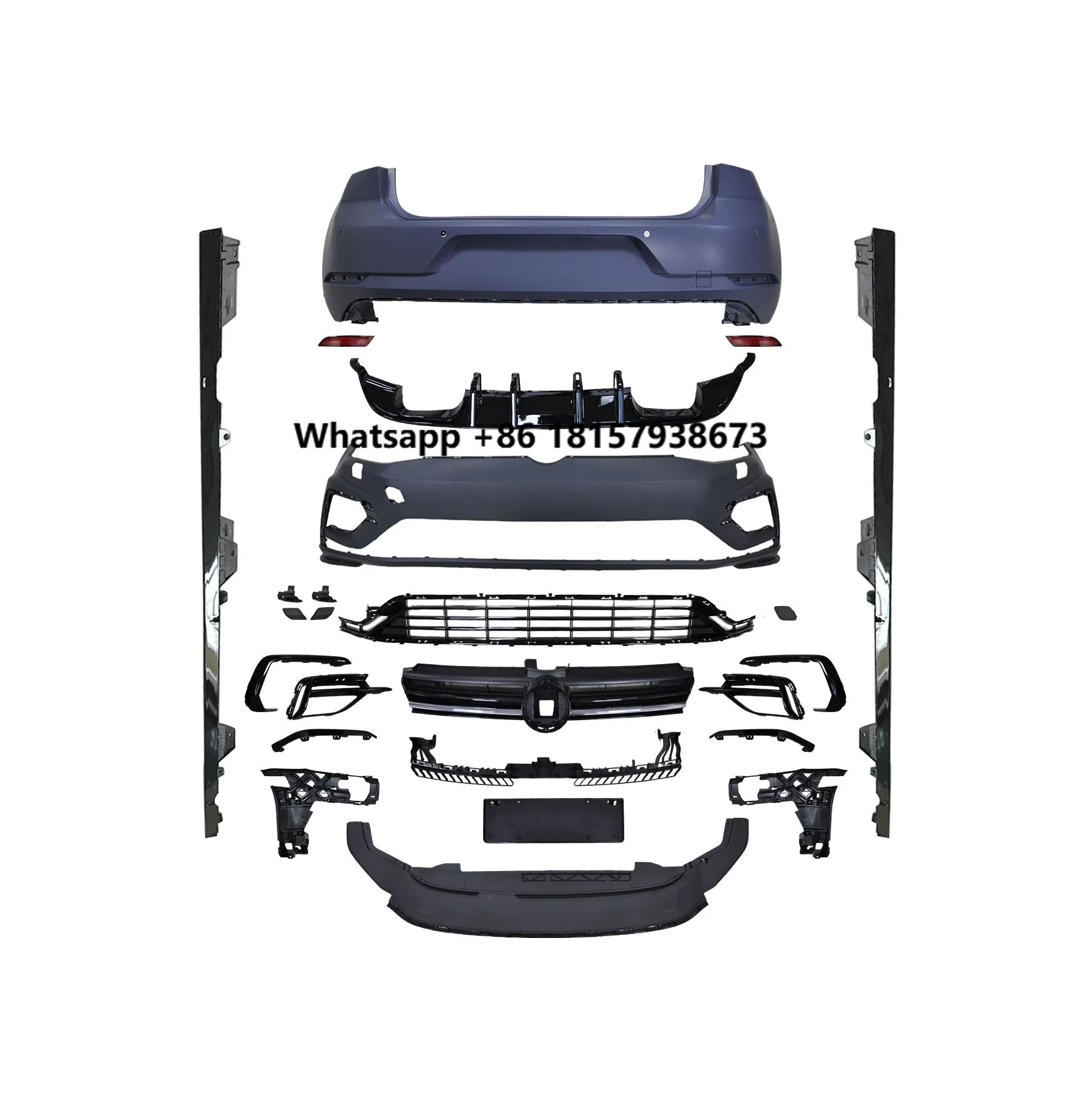 

Auto Performance Parts Tuning Car Bumpers for Golf 7 Facelift 7.5 R 14-17