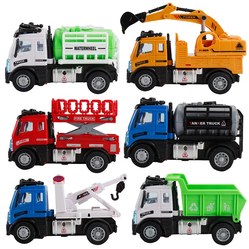 Simulatie Afstandsbediening Engineering Voertuig Graafmachines Brandweerwagens Rc Carstoys Boy 'S Verjaardagscadeau Kinderdagcadeau