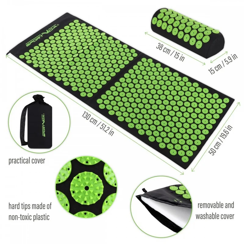 Yoga Acupoint Massage Pad Fitness Pilates Finger Pressure Pad Sponge Acupuncture Pad Kuznetsov Smear Foot Massage Pad Kit