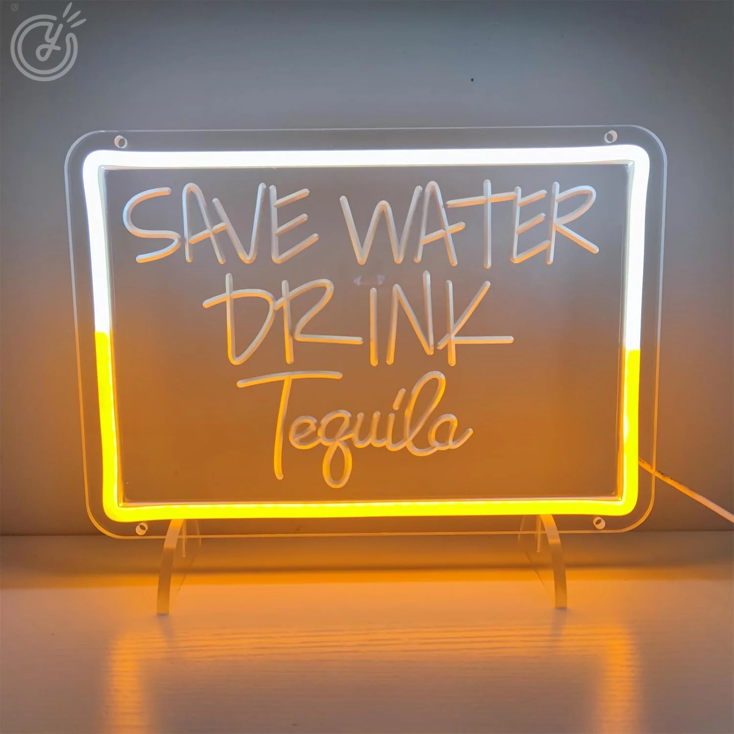 Save Water Drink Tequila Neon Signs LED Signs for Man Cave, Bar Neon Beer Signs LED Signs for Men Home Beer Bar Restaurant