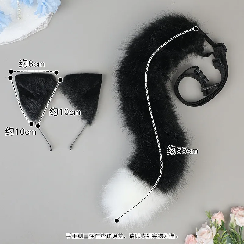 새로운 로리타 동물 고양이 여우 귀 머리 고리 코스프레 가짜 모피 헤어 밴드 소녀 할로윈 애니메이션 머리띠 모자를 쓰고 있죠 헤어 액세서리