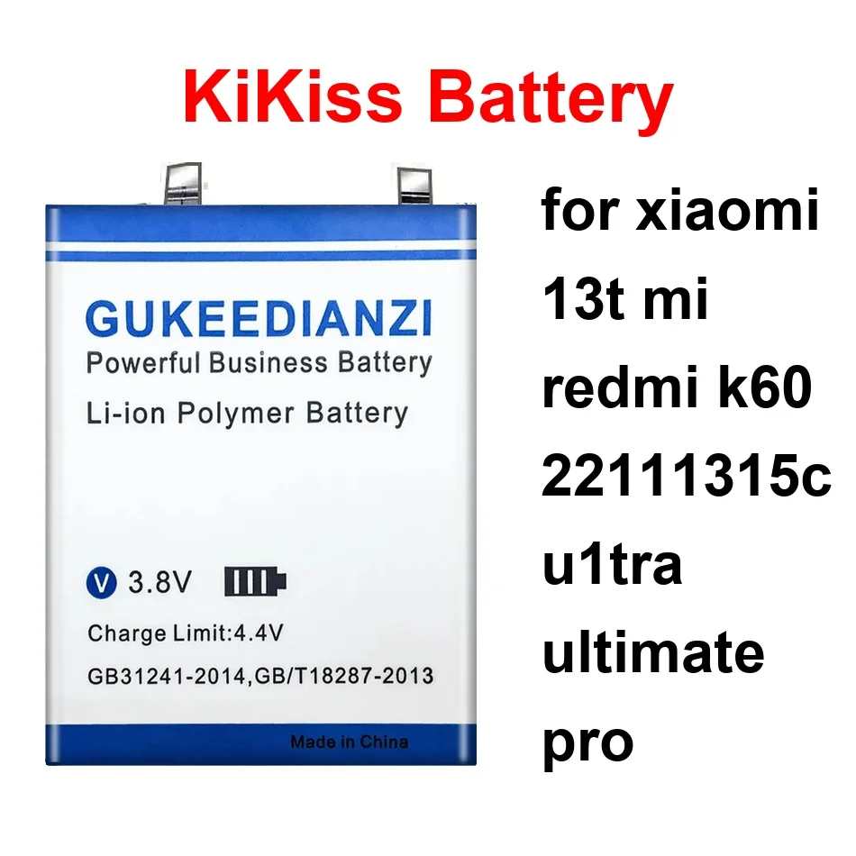 

Аккумулятор для мобильного телефона BN5S1, BM5S, BM5L, 5500-6500 мАч для Xiaomi 13T, MI, Redmi K60, 22111315C, U1tra, Ultimate, Pro