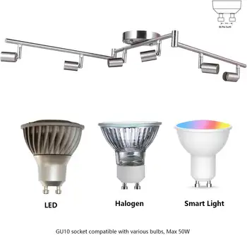 10 最佳銷售 天花板軌道燈 - №5