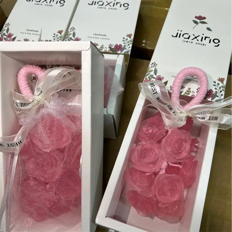 

Handmade Rose Soap Acne Treatment Deep Cleaning Exfoliate Face Oil Control, Moisturizing Skin Smoothing Skincare Best Soap Gift