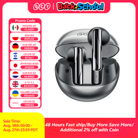 QCY AilyBuds Clear Wireless Earphones Bluetooth 5.3 TWS Earbuds Semi in-Ear Gaming Headset 4 Mics ENC Touch Control Headphones