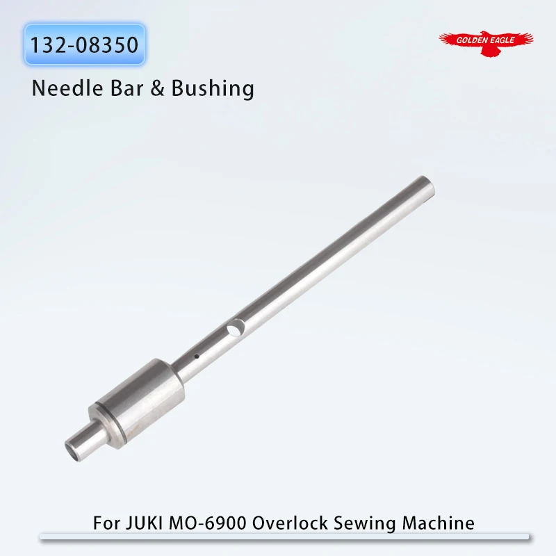 132-08350 barra de aguja y casquillo compatibles con JUKI MO-6700 MO-6904R MO-6904C piezas de máquina de coser Overlock Industrial 132-08301 + 132-07709