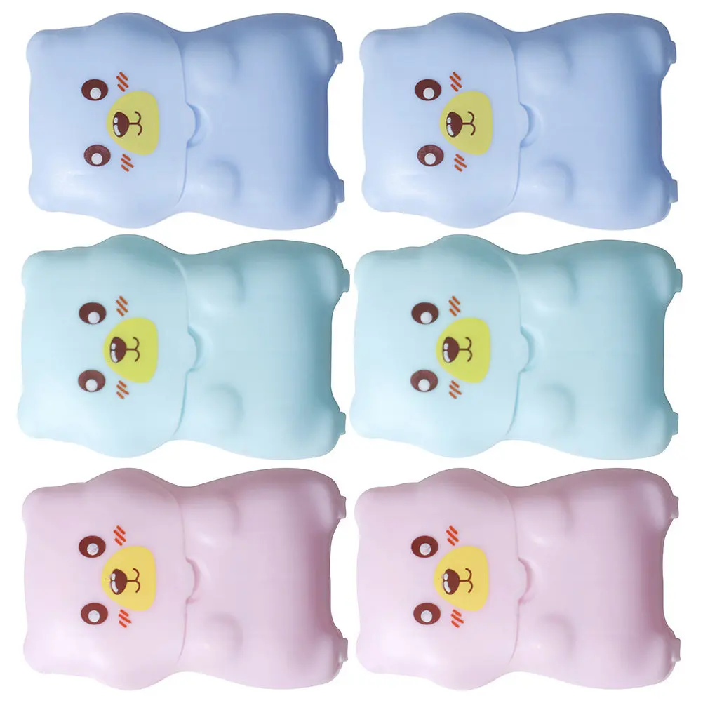 

6Sets Travel Soap Sheets Portable Individual Packing for Hand Body Clothes Wash Safe Travel Soap Flakes Trip Soaps Sheet