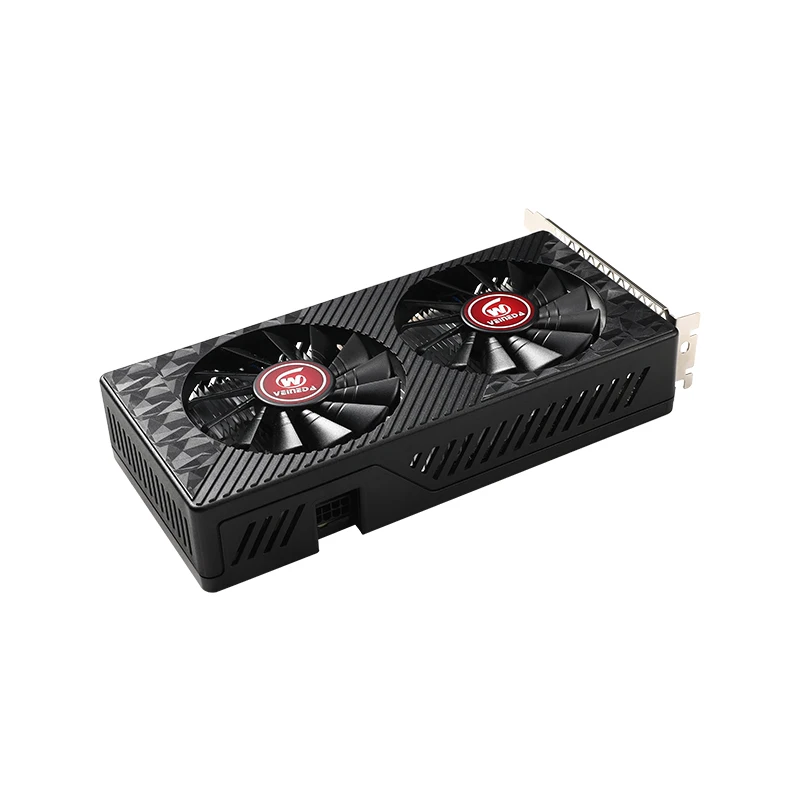 Veineda AMD Radeon 리퍼비시드용 PC 게이밍 비디오 카드, 데스크탑 게임 비디오 카드, RX580, 8GB DDR5 GPU rx 580, 8GB