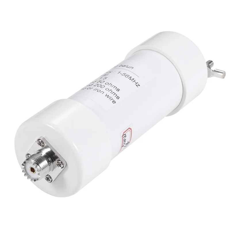 B04B-Balun Antenna 1:4 500W 1-56Mhz 50Ω To Output 200Ω For Shortwave SSB AM FM Dipole/Windom Antenna Input