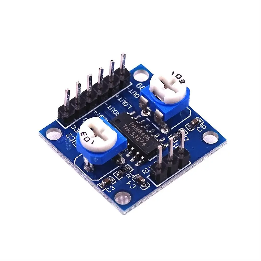 Kits 5V Amplifiers Board Potentiometer Amplifiers Module PAM8406 Board With Volume Power Amplifiers Stereo Amplifier Amplifiers