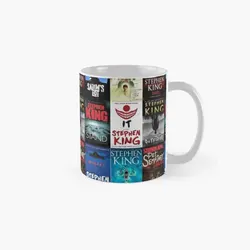 Stephen King Books Design Classic  Mug Gifts Tea Drinkware Coffee Image Photo Handle Round Picture Cup Design Simple Printed