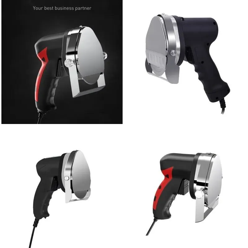 New commercial electric multi-function adjustable barbecue slicer hand-held meat cutter 220V frozen meat slicer