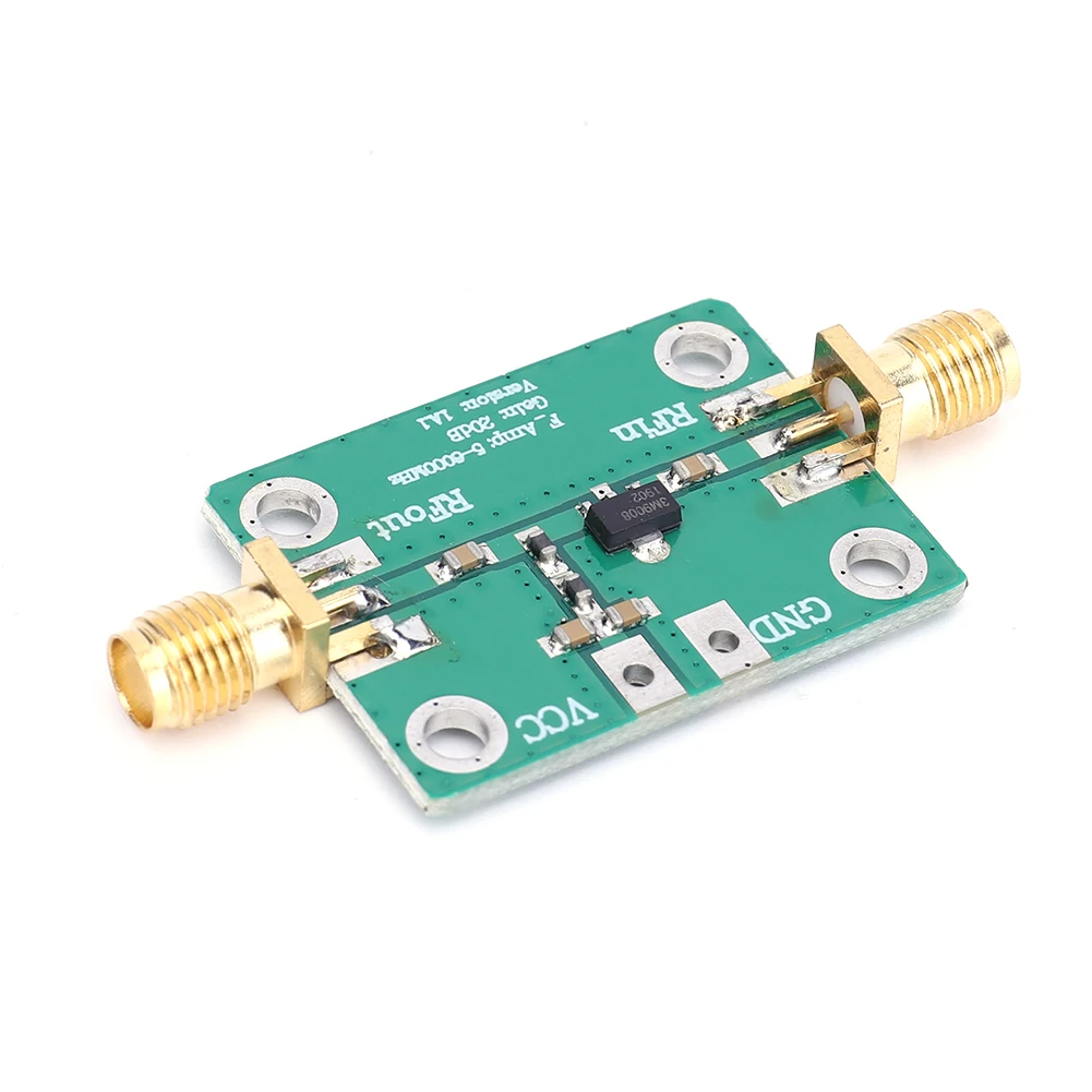 Módulo amplificador RF de 20dB LNA 5-3500MHz amplificador de señal RF de banda ancha DC 3,3-6V placa amplificadora de banda ancha RF