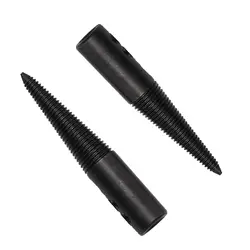 2pcs/Set 8mm Polishing Spindle Left Right Pigtail Tapered Nose Buffing Wheels Abrasive Tools Connector Grinding Rod