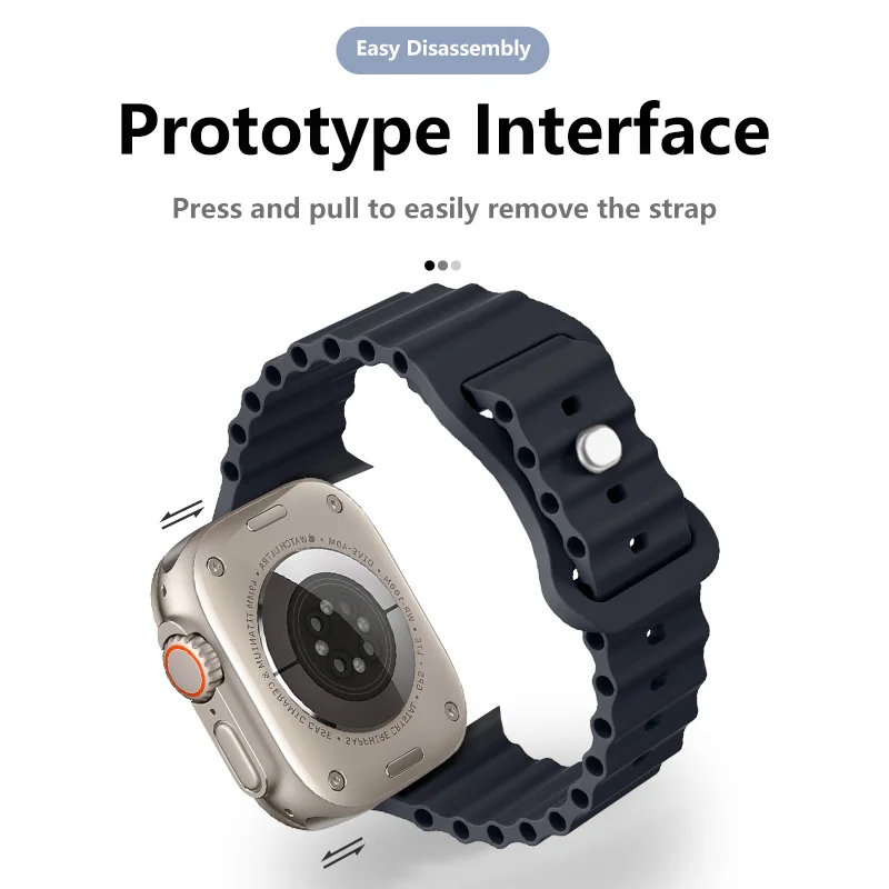 Glas-Schutzhülle + Armband für Apple Watch 40mm 41mm 44mm 45mm 42mm 46mm Displayschutz-Hülle für Apple IWatch Series 10 9 8 7 6 54 – Detail 2