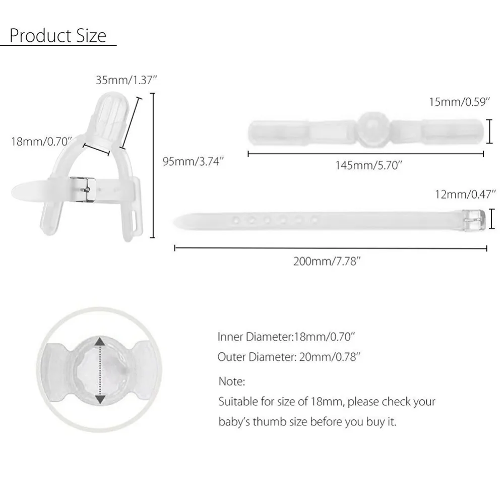 Stop Thumbsucking Teether Baby Teethers Thumb Gloves Prevent The Baby Finger Bite Prevention Of Child Give Up Sucking Fingers