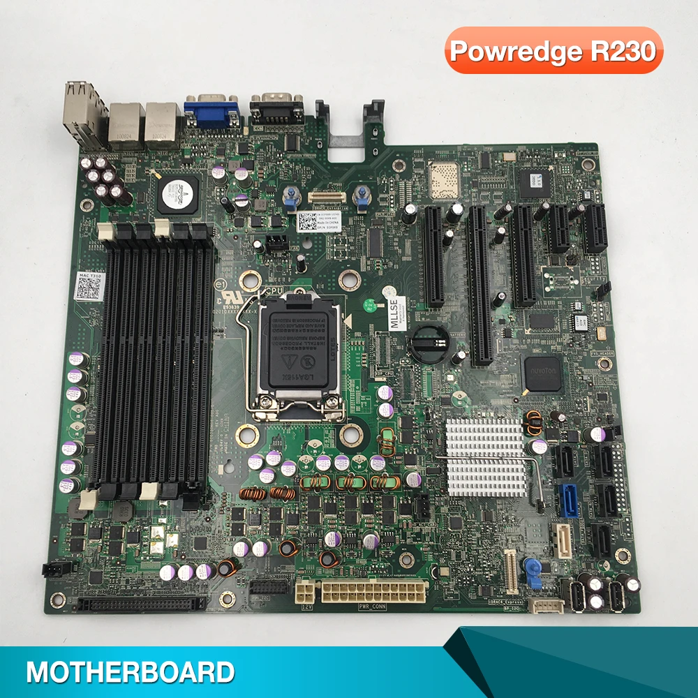 Server Motherboard For DELL Powredge R230 XN8Y6 FRVYO 0XN8Y6 0FRVYO C236 DDR4 Perfect Test