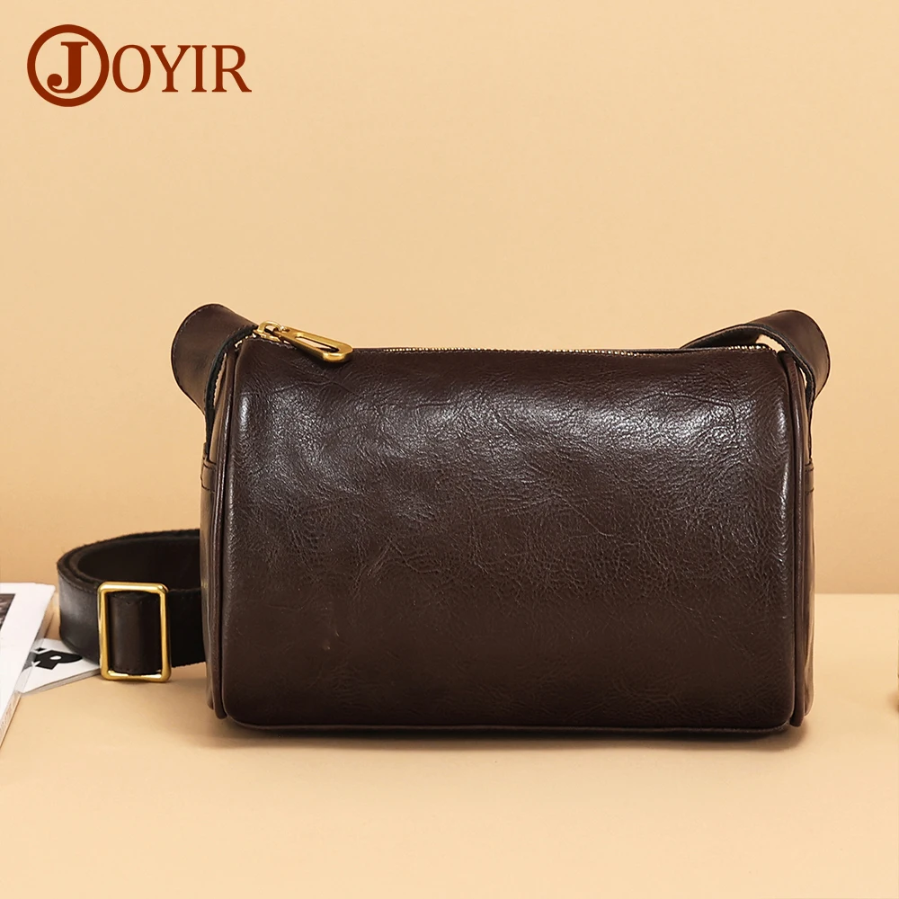 

JOYIR Genuine Leather Boston Women Handbag and Purse Fashion Designer Crossbody Bag High Quality Female Travel Shoulder Bag