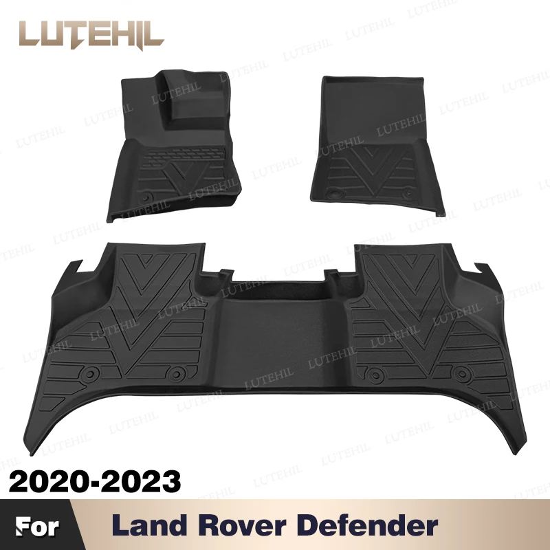

For Land Rover Defender 2020-2023 2022 2021 All-Weather TPE Floor Mat Custom Carpet Automotive Interior Protector Accessories