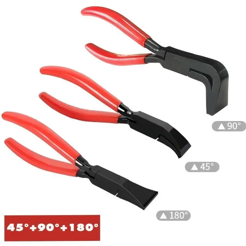 Straight Jaw Hand Seamer Pliers Durable Structure 45/90 Degree for Sheet Metal Bending Flattening Fence Installation Jobs