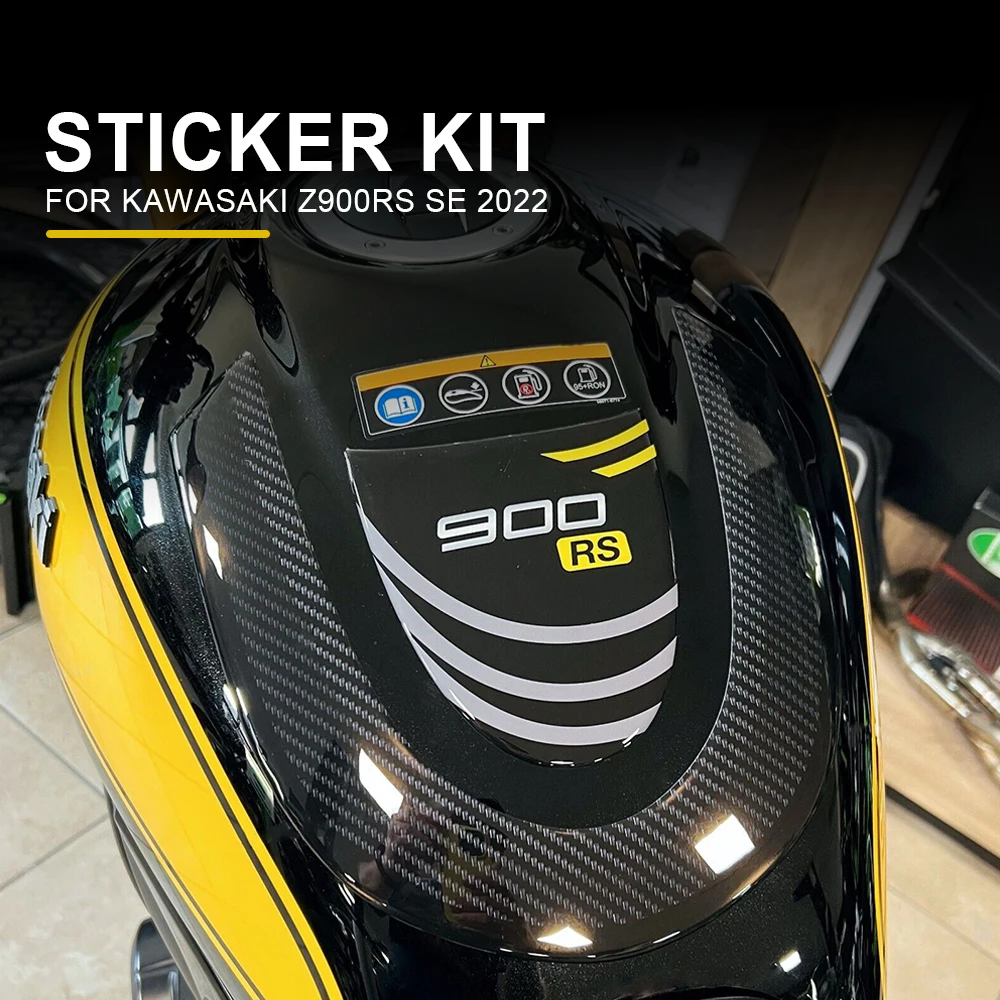 

For Kawasaki Z900RS Se 2022 Motorcycle Accessories 3D Gel Epoxy Resin Sticker Kit Tank Pad Protection