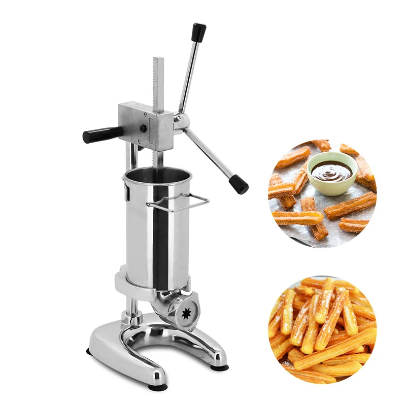 

Manual Churro Maker 2L Latin Fruit Machine Spanish Churros Making Machine Food Processors