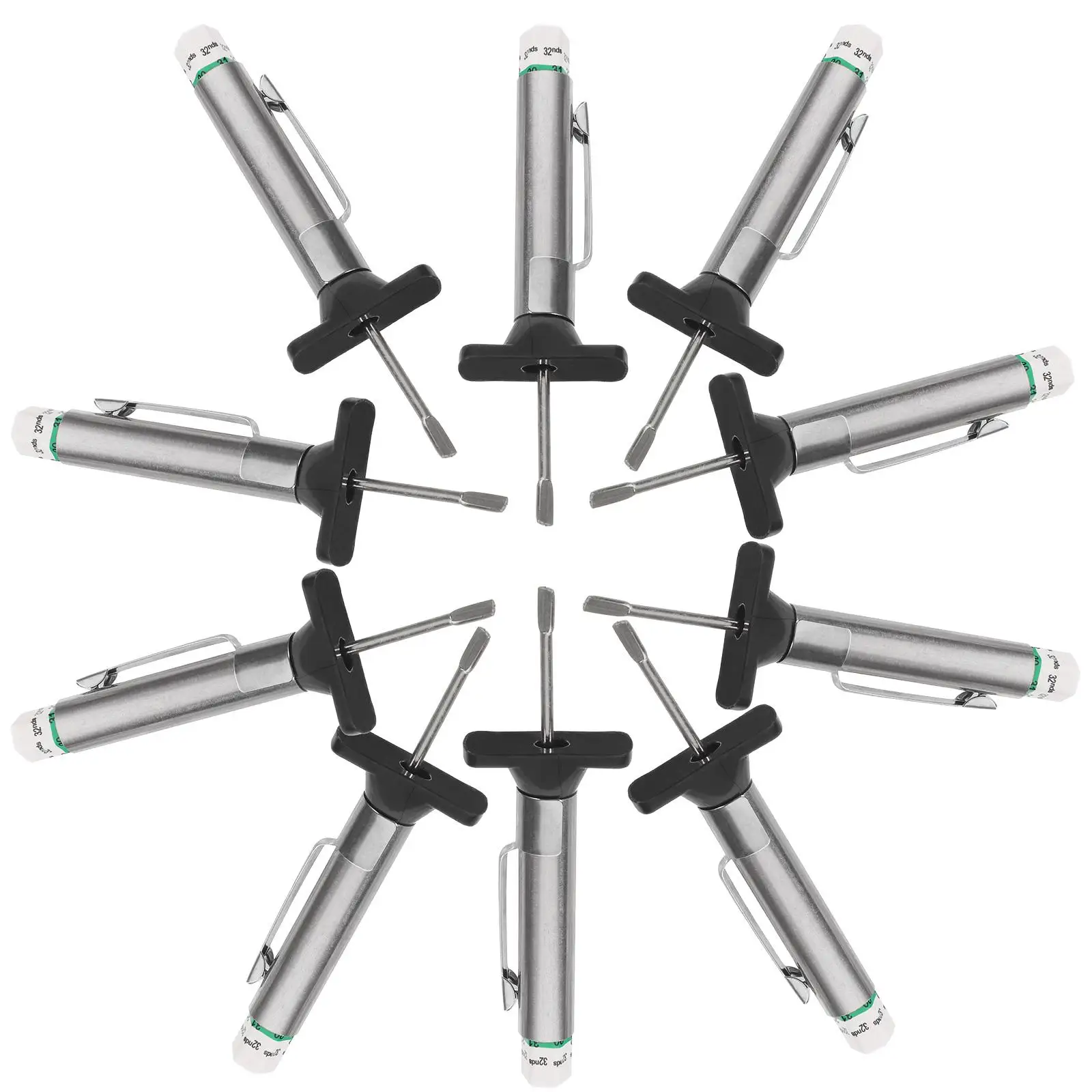 

10pcs Tire Tread Depth Gauge 0-25mm Measurer Tool for Thread Ruler Automotive Repair Tools Durability Longevity