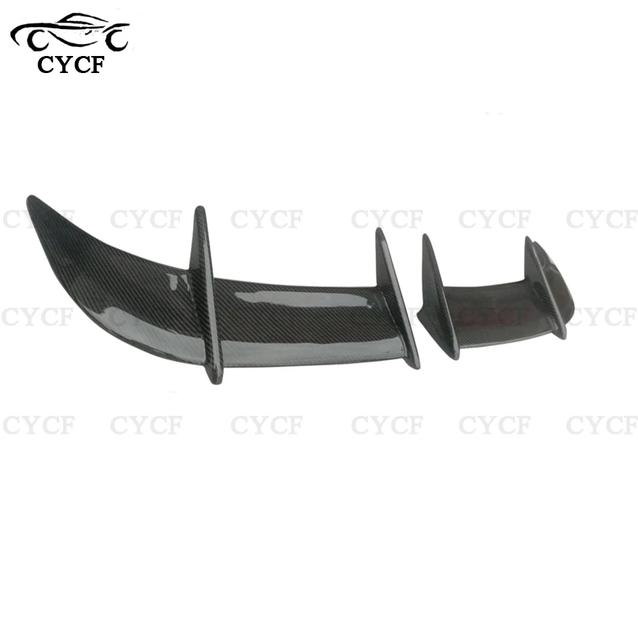 For Volkswagen VW Golf 6 VII MK 6 GTI R Custer Style Carbon Fiber Spoiler Tail fins Rear Trunk Guide Wing Rear Wing Body Kit